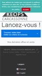 Mobile Screenshot of keops-carcassonne.com